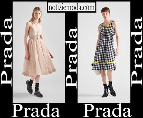 prada abiti lunghi|Vestiti PRADA Donna .